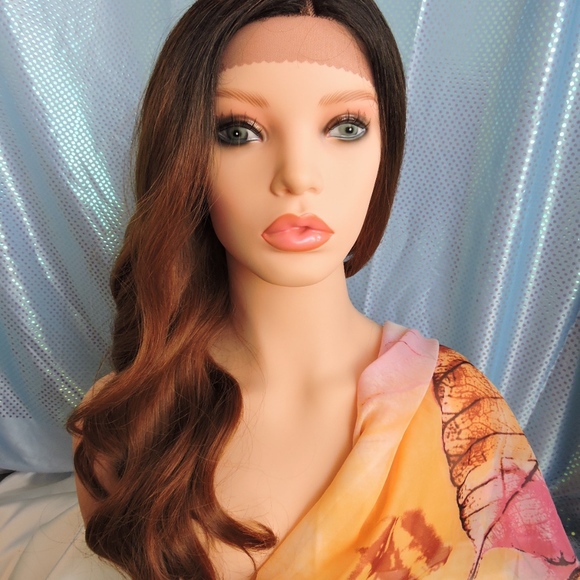 Divalicious Body Wave Lace Front Wig Brown Ombre main image 6